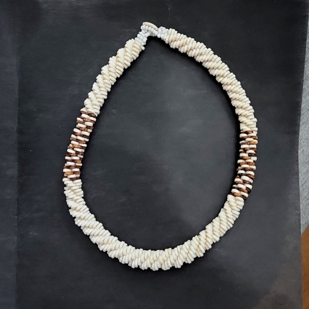 Artist made shell necklace